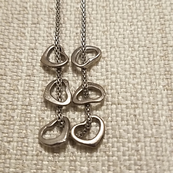 6 Mini Vintage Heart Silver necklace - Picture 2 of 4